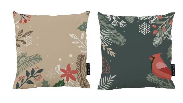 Set cushion covers Frosted Branches