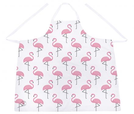 apron amazing flamingos