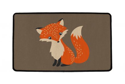 Rug multifunctional forest fox, 75x45cm