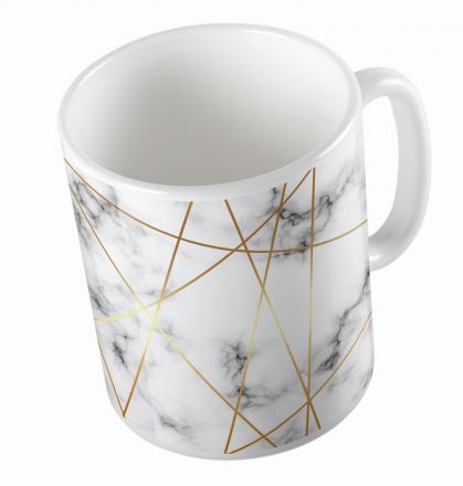 Mug gold and marble