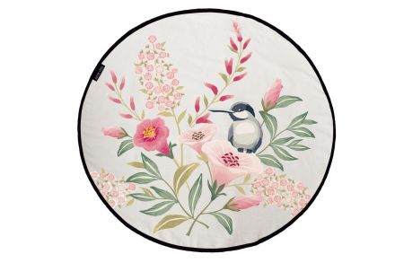 rug canva great tit