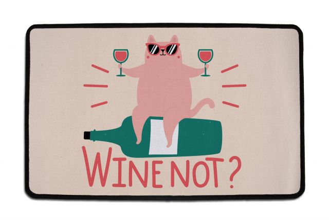 Doormat wine not