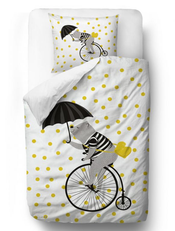 Bedding set cycling in the sky 140x200/90x70cm