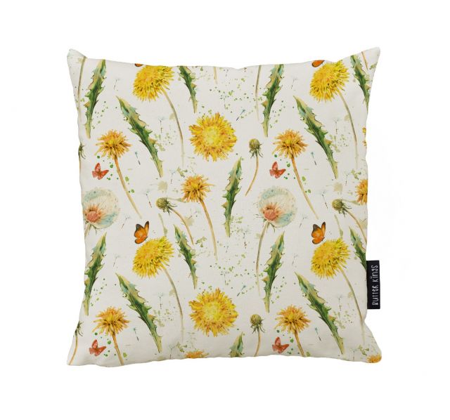 Cushion cover dandelion meadow