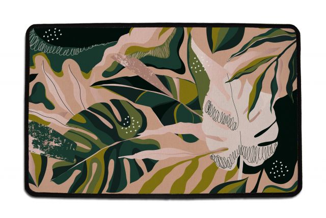 Doormat exotic jungle 75 x 45 cm