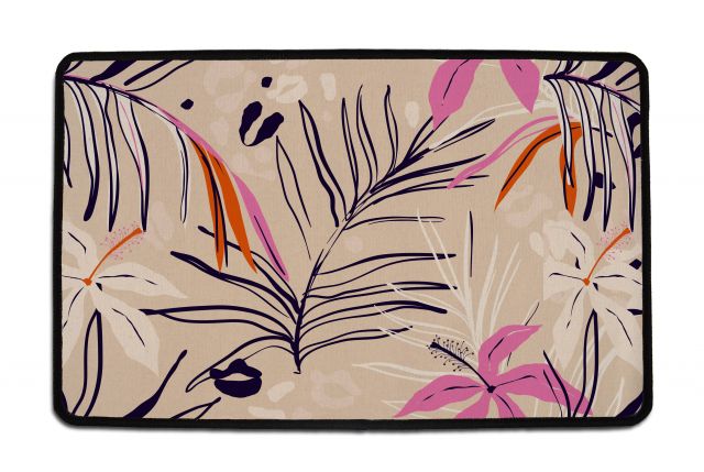 Doormat jungle in spring 75 x 45 cm