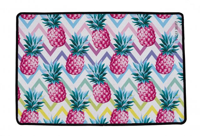 Doormat pink pineapple 90 x 60 cm