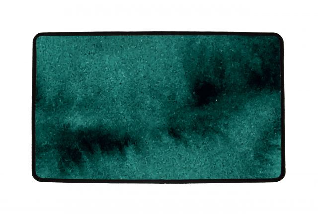 Doormat emerald 75 x 45 cm