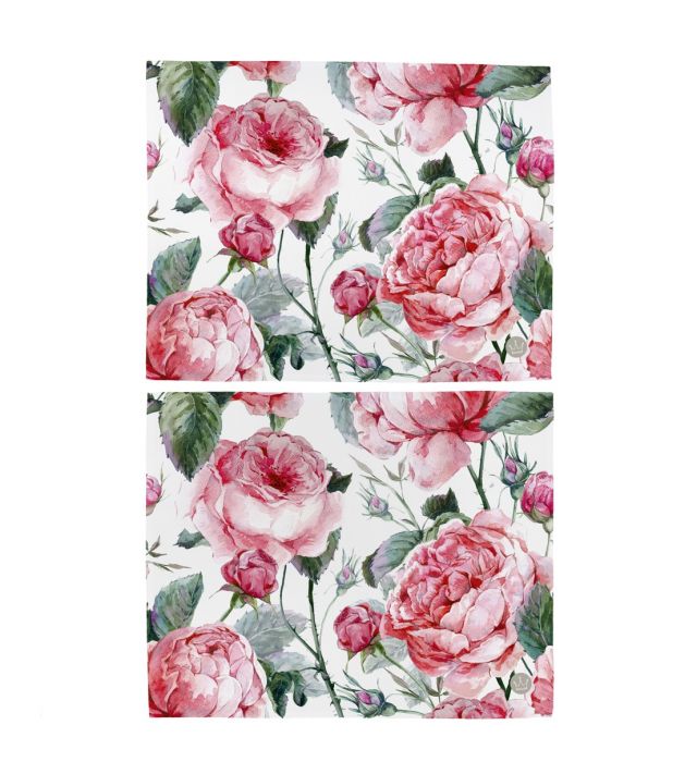 Set of 2 placemats english roses