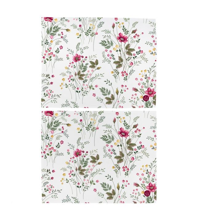 Set of 2 placemats wildflowers