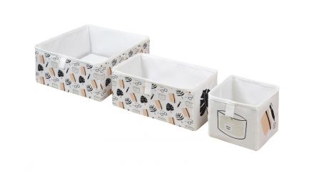 storage boxes set of 3 hygge moment
