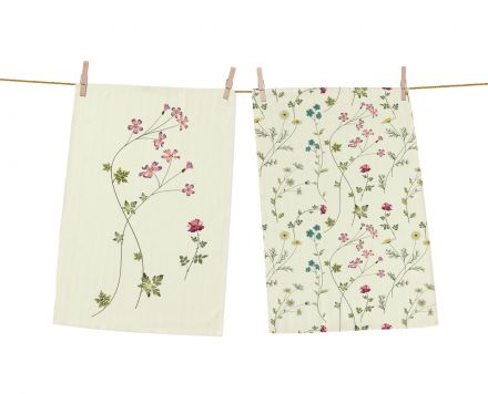 Dish towels set meadow vibes