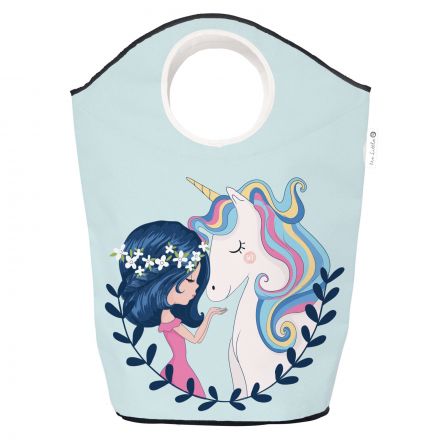 storage bag girl and unicorn