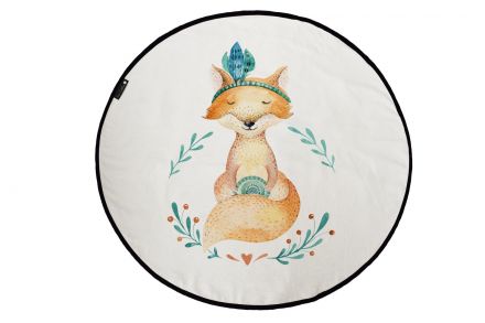 Canvas rug mister fox