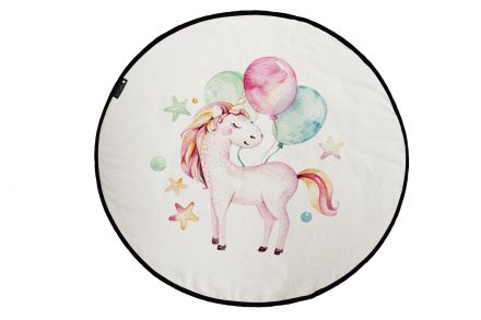 Canvas rug stared unicorn