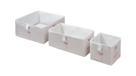 storage boxes set of 3 two balerinas