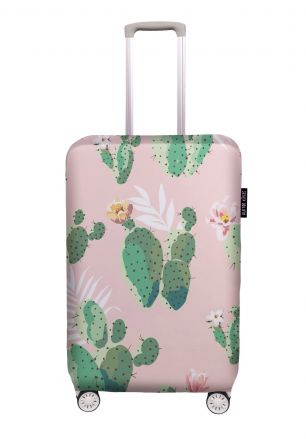 Luggage cover cactus with romance, size S