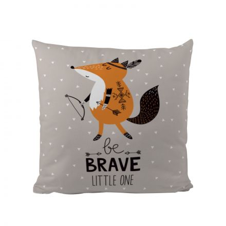 Cushion cover cotton be brave