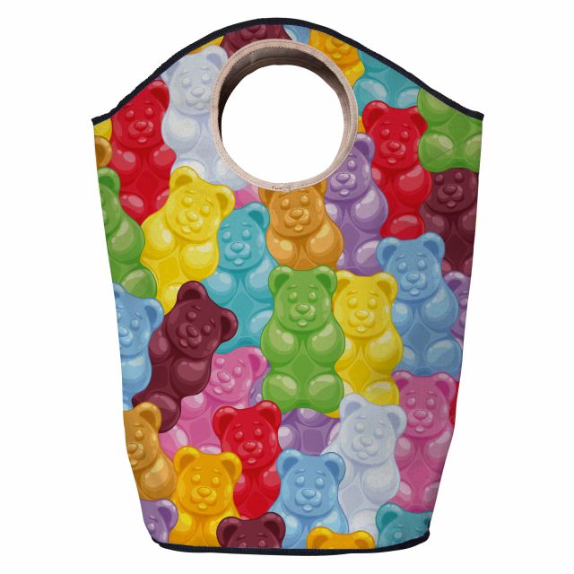 Koš na prádlo gummy bear (60l)