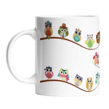 Mug funny owls