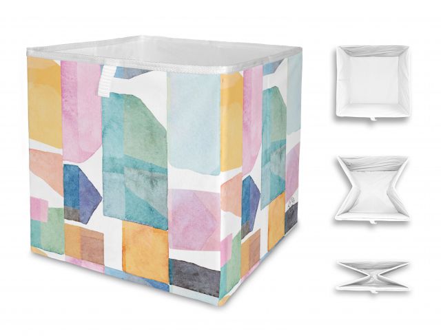 Úložná krabice abstract gems, 32x32cm